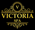 Luxurious logo of Victoria spa & massage center islamabad